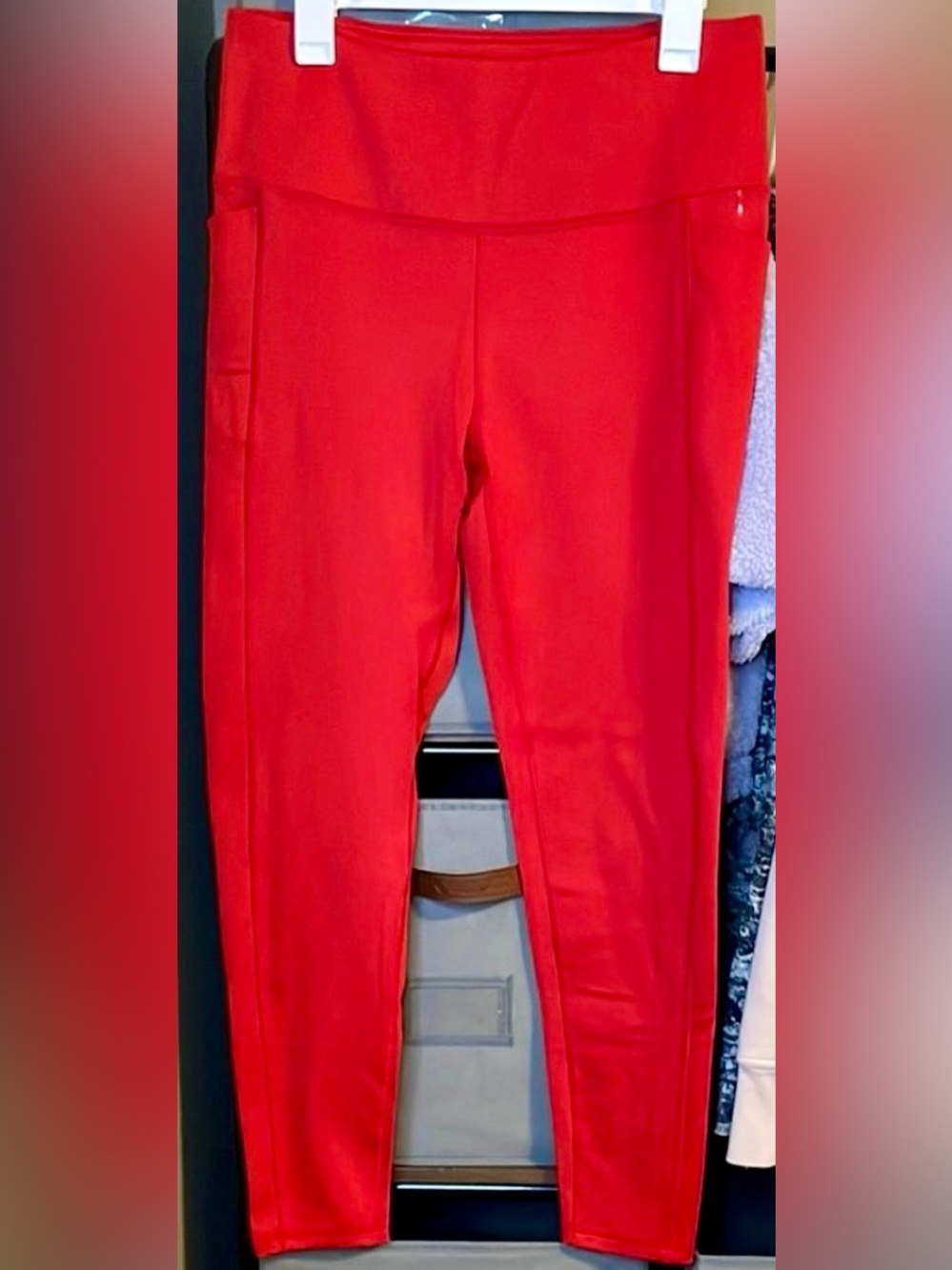 Spyder Red High-rise Fleece Lined Women’s Performance Track Joggers